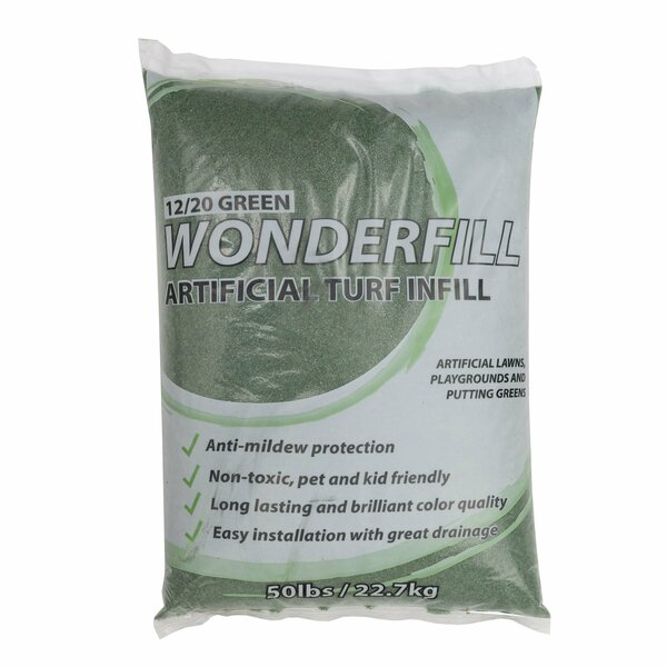 Msi Wonderfill Green Turf Infill Sand 12 X 20 50 Lb Bag ZOR-TRF-AC-0001